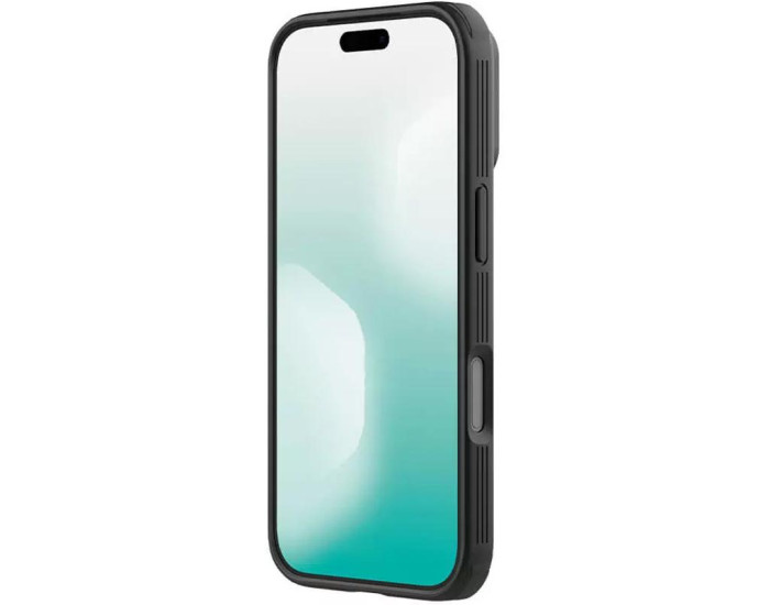 Карбонова-накладка Nillkin Camshield Pro iPhone 17 Pro, прозорий/чорний