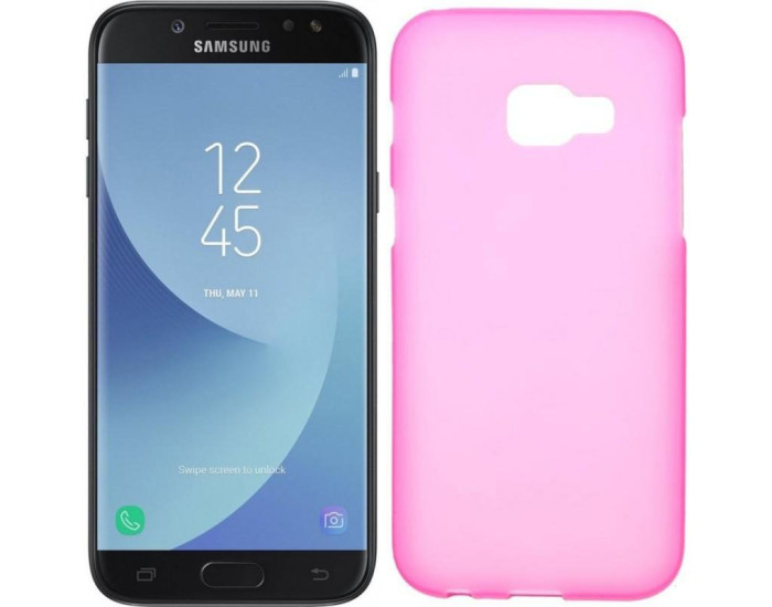 Чехол-силикон Original Silicone Samsung A520 A5 - 2017, Pink