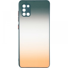 Чехол-силикон Glass Rainbow Case Samsung A515 A51, Strawbery mohito