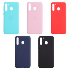 Чехол-силикон Full Soft Case Samsung A215 A21, Navy blue