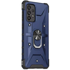 Чехол-силикон Ударопрочный Pathfinder Ring Samsung A13 4G /A23 4G /M13 4G /M23 5G /A04s (Синий / Navi)
