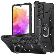 Чехол-силикон Ударопрочный Pathfinder Ring Samsung A13 4G /A23 4G /M13 4G /M23 5G /A04s (Черный / Black)