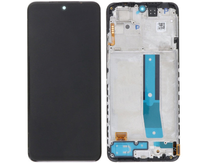 Дисплей с сенсорным экраном (модуль) Xiaomi Poco M4 Pro 4G /Redmi Note 11 /Redmi Note 11S /Redmi Note 12S, черный с рамкой, переклейка