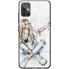 Чехол-силикон Prisma Ladies Samsung A715 A71, White