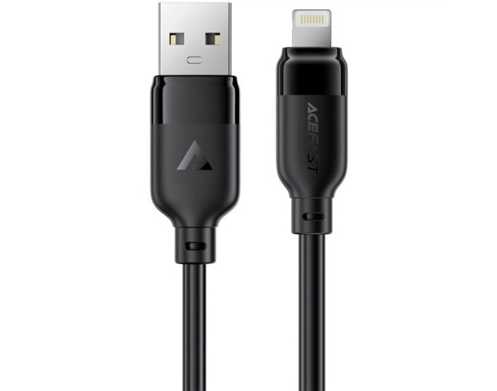 Кабель USB Acefast C16-02 USB to Lightning (2.4А/1.2m) черный