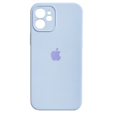 Чехол-силикон оригинал Full Camera Soft Matte iPhone 12, Light blue