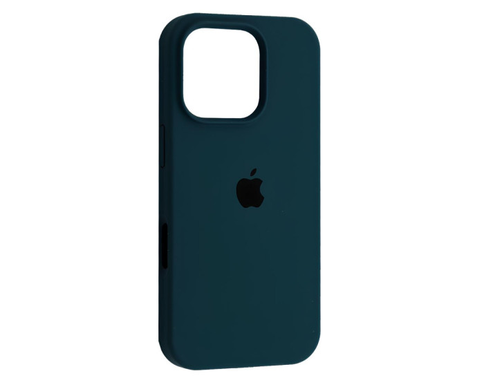 Чехол-силикон оригинал Full Soft Matte iPhone 16 Pro Max (Синий / Abyss Blue)