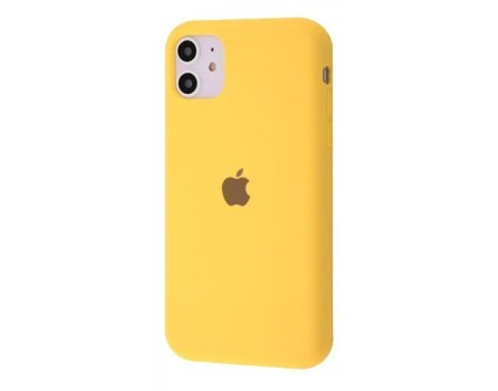 Чехол-силикон оригинал Full Cover Soft Matte iPhone 11, New yellow