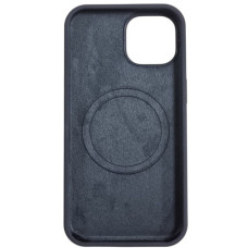 Чехол-силикон оригинал Full Soft Matte (no logo) with MagSafe iPhone 17 Pro, темно-синий