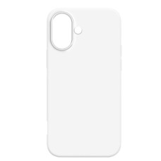 Чехол-силикон оригинал Full Soft Matte NO LOGO with MagSafe iPhone 17, белый