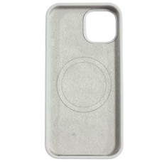 Чехол-силикон оригинал Full Soft Matte NO LOGO with MagSafe iPhone 17, белый