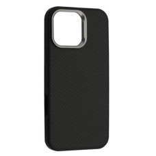 Чехол-силикон Kevlar Style MagSafe iPhone 15 Pro Max, Black