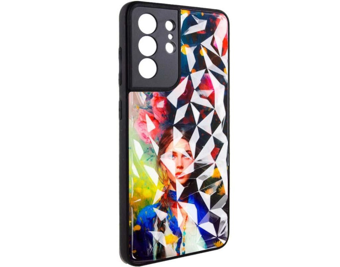 Чехол-силикон Prisma Ladies Samsung S23 Ultra S918B, Peoniesr