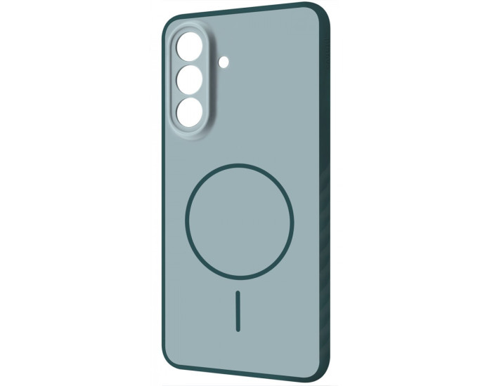 Чехол-силикон Proove Softline Case with MagSafe Ring Samsung S24/S25, синий