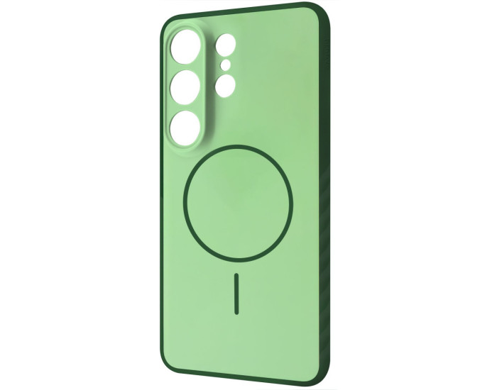 Чехол-силикон Proove Softline Case with MagSafe Ring Samsung S26 Ultra, зеленый