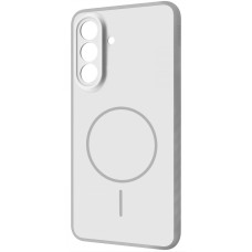 Чехол-силикон Proove Softline Case with MagSafe Ring Samsung S26, серебристый