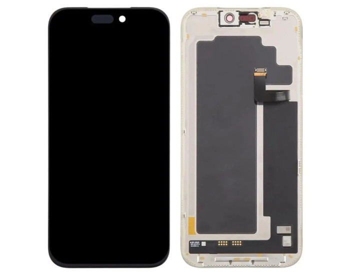 Дисплей з сенсорним екраном (модуль) iPhone 17 Pro, чорний, DD-OLED (без помилки)