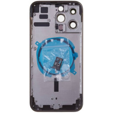 Корпус для iPhone 14 Pro с держателем SIM карты, с боковыми кнопками Deep purple, оригинал