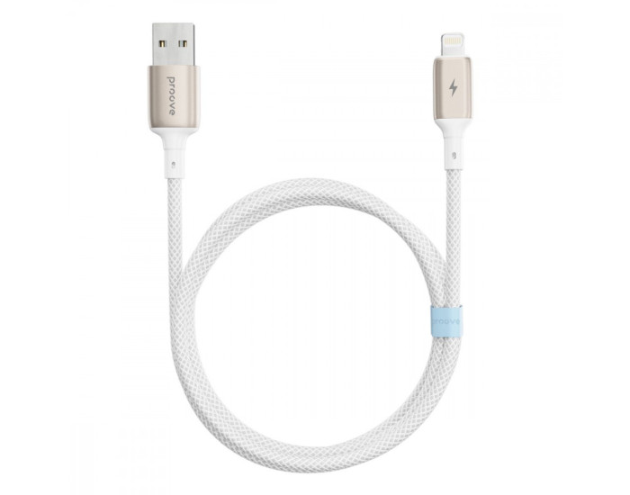 Кабель Proove Dense Metal USB to Lightning (2.4A/1m) черный