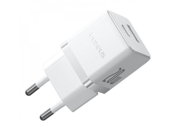 Мережеве зарядний пристрій Baseus Palm C+U 20W + Cable Type-C to Type-C (P10111608113-01) Black