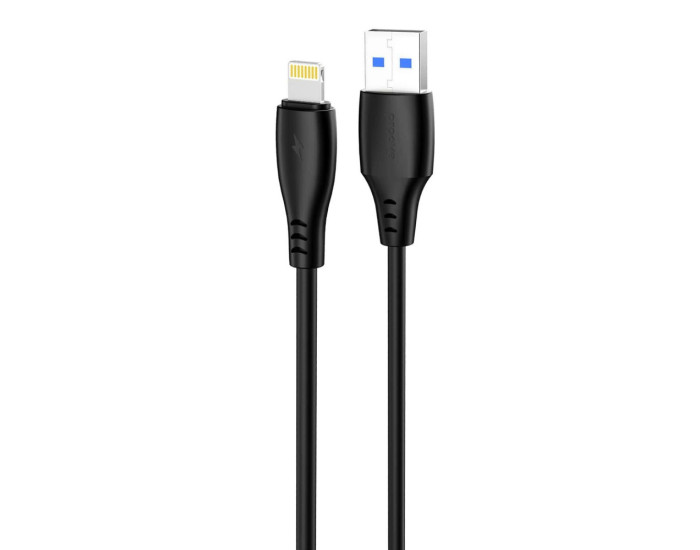 Кабель Proove Simple USB to Lightning (2.4A/1m) черный