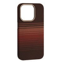 Чохол-силікон Carbon Style (MagSafe) iPhone 14 Pro, Sunset