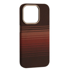 Чохол-силікон Carbon Style (MagSafe) iPhone 14 Pro, Sunset