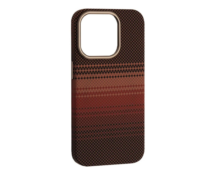 Чохол-силікон Carbon Style (MagSafe) iPhone 14 Pro, Sunset