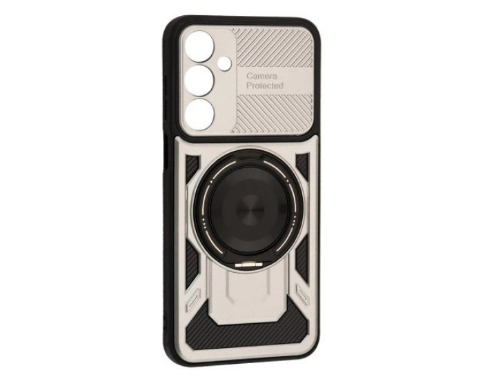 Чехол-силикон Protective Ring MagSafe Samsung A17 4G/5G, Space gray