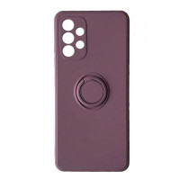 Чохол-силікон Ring Case Samsung A125 A12 /M127 M12, Cherry purple