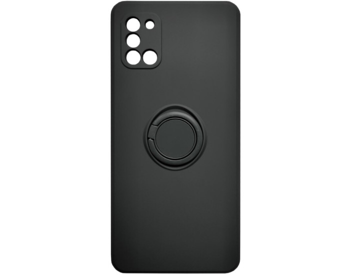 Чехол-силикон Ring Case Samsung A315 A31, Black