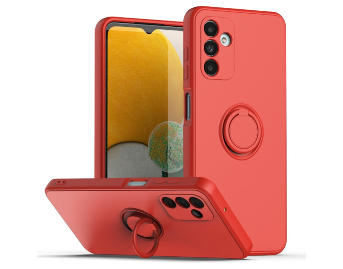 Чехол-силикон Ring Case Samsung A315 A31, Red