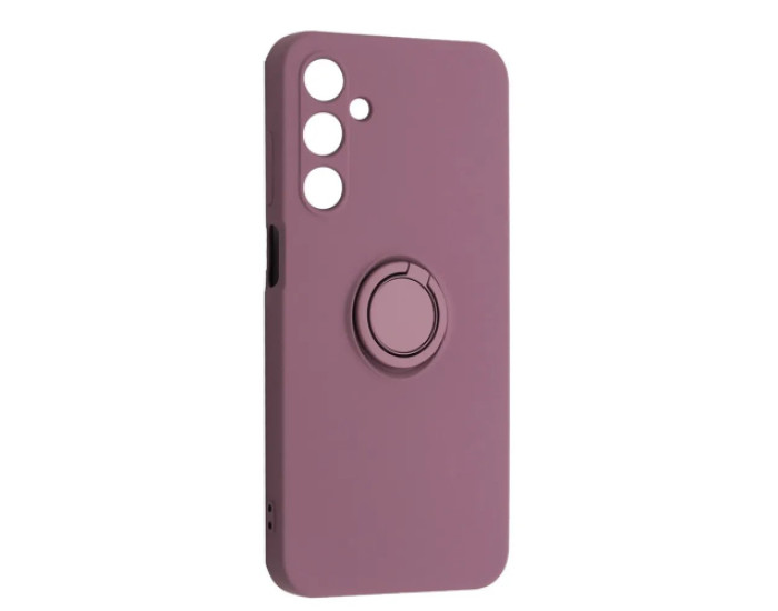 Чехол-силикон Ring Case Samsung A355 A35, Cherry purple