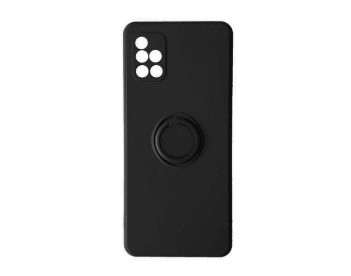 Чехол-силикон Ring Case Samsung A515 A51, Black