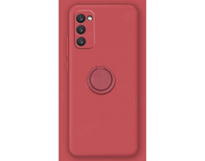 Чехол-силикон Ring Case Samsung S20 FE /S20 Lite (G780) Red