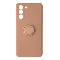 Чехол-силикон Ring Case Samsung G990 S21 FE, Pink