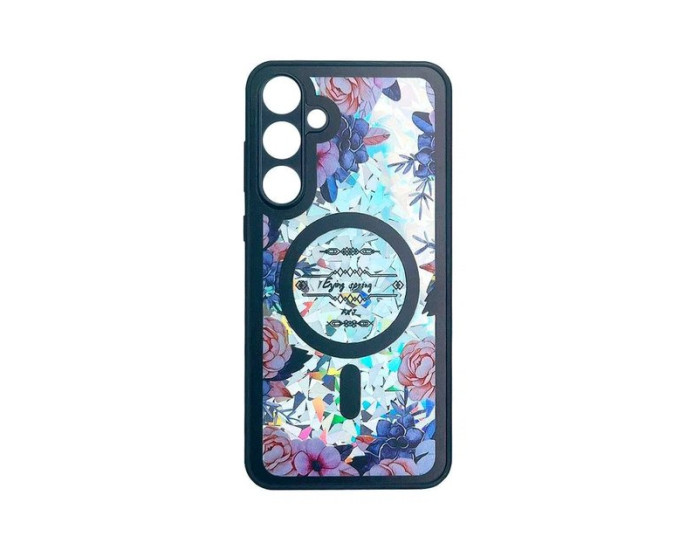 Чехол-силикон Secret Flower Samsung A35, черный
