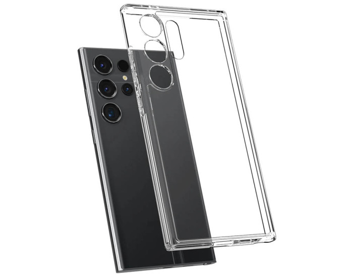 Чехол-силикон SGP Ultra Hybrid Samsung S25 Ultra, прозрачный