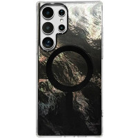 Чохол-силікон Shiny Mountain MagSafe Samsung S25 Ultra, Black