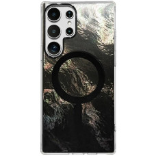 Чехол-силикон Shiny Mountain MagSafe Samsung S25 Ultra, Black