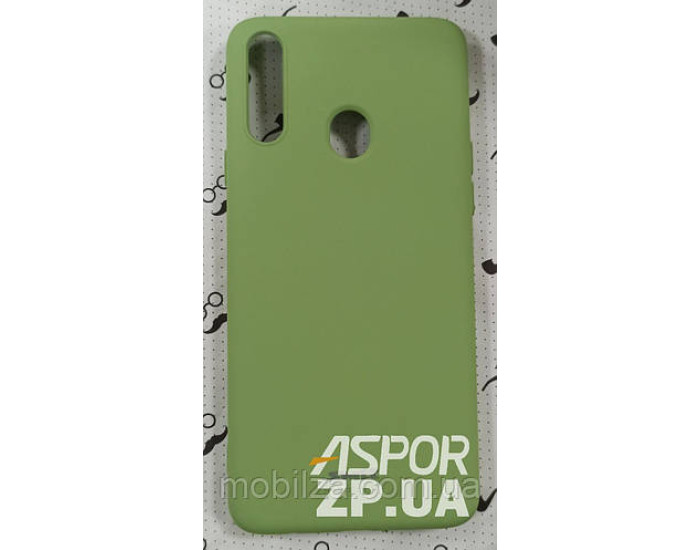 Чехол-силикон Smtt Samsung A207 A20S, зеленый