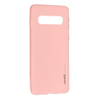 Чохол-силікон Smtt Samsung S10, Рожевий