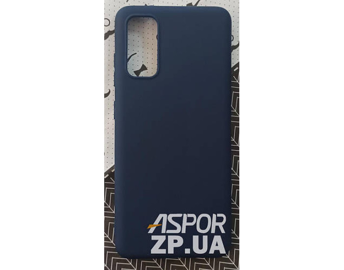 Чехол-силикон Smtt Samsung S20, синий
