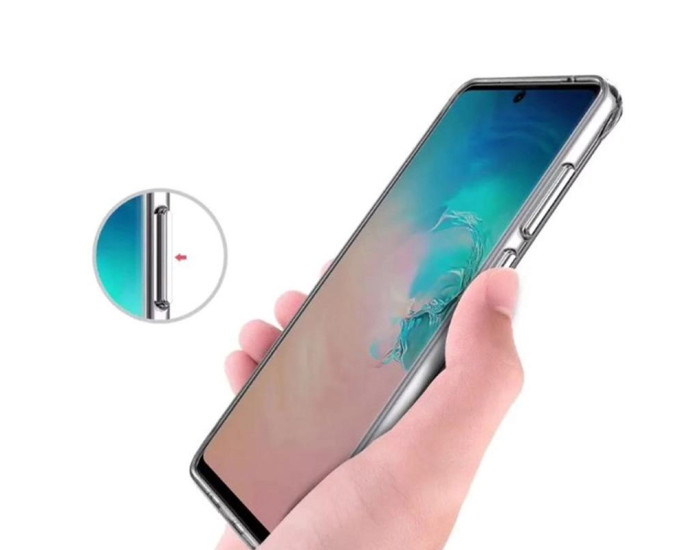 Чехол-силикон Space Case transparent Samsung S25 FE, прозрачный																				