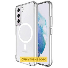 Чехол-силикон Space Case with MagSafe Samsung S25 Edge, прозрачный															