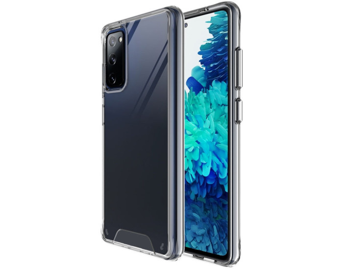 Чехол-силикон Space Collection Samsung S20 FE, прозрачный																				