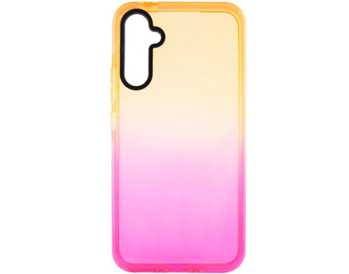 Чехол-силикон Sunny Gradient Samsung A34 5G (Оранжевый / Розовый)