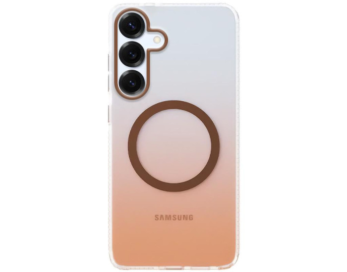 Чехол-силикон TPU+PC Phantom with MagSafe Samsung S26 Plus, Rose gold