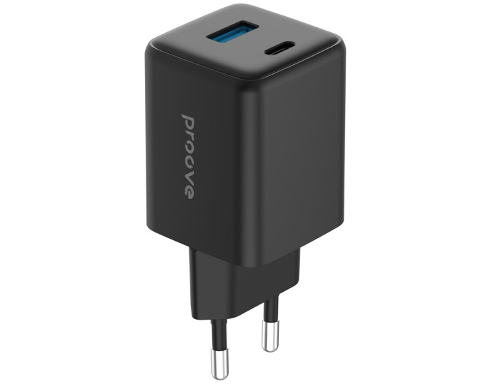 Сетевое зарядное устройство Proove Pocket GaN 45W (Type-C + USB) белый