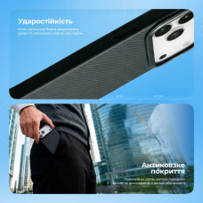Чехол-силикон Proove Force Armor Case with MagSafe Ring iPhone 16 Pro Max, Black